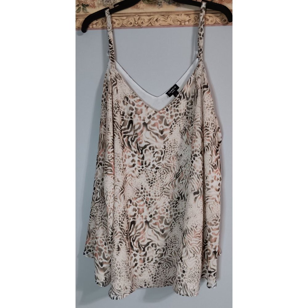 Torrid 3 Sophie Chiffon Double Layer Flowy Animal… - image 1